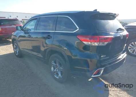2017 Toyota Highlander Limited Platinum z USA, uszkodzony, nr VIN 5TDDZRFH5HS441074